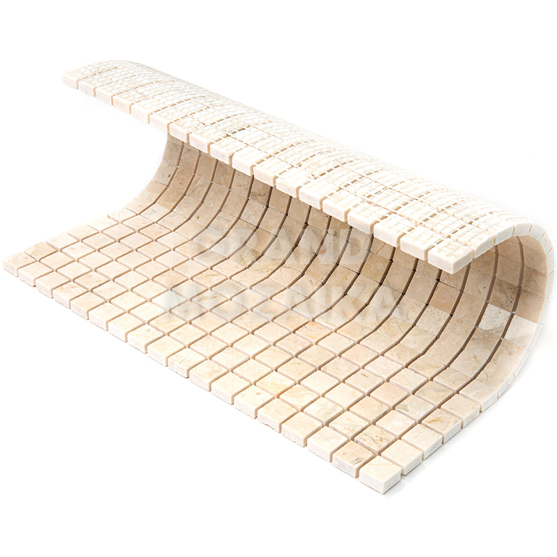 Мозаика 7M030-15P (M030-FP) (Crema Marfil Extra) серия Adriatica