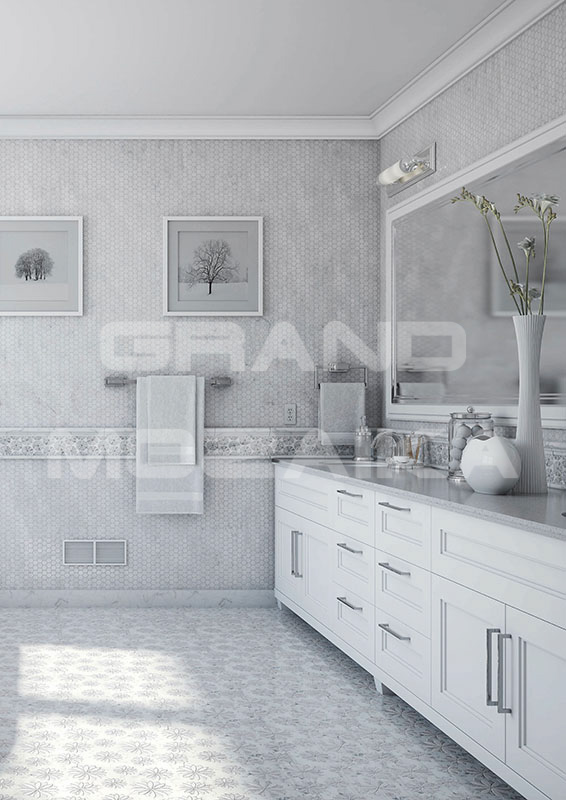 Мозаика 7M088-DP (Carrara) серия Paladium