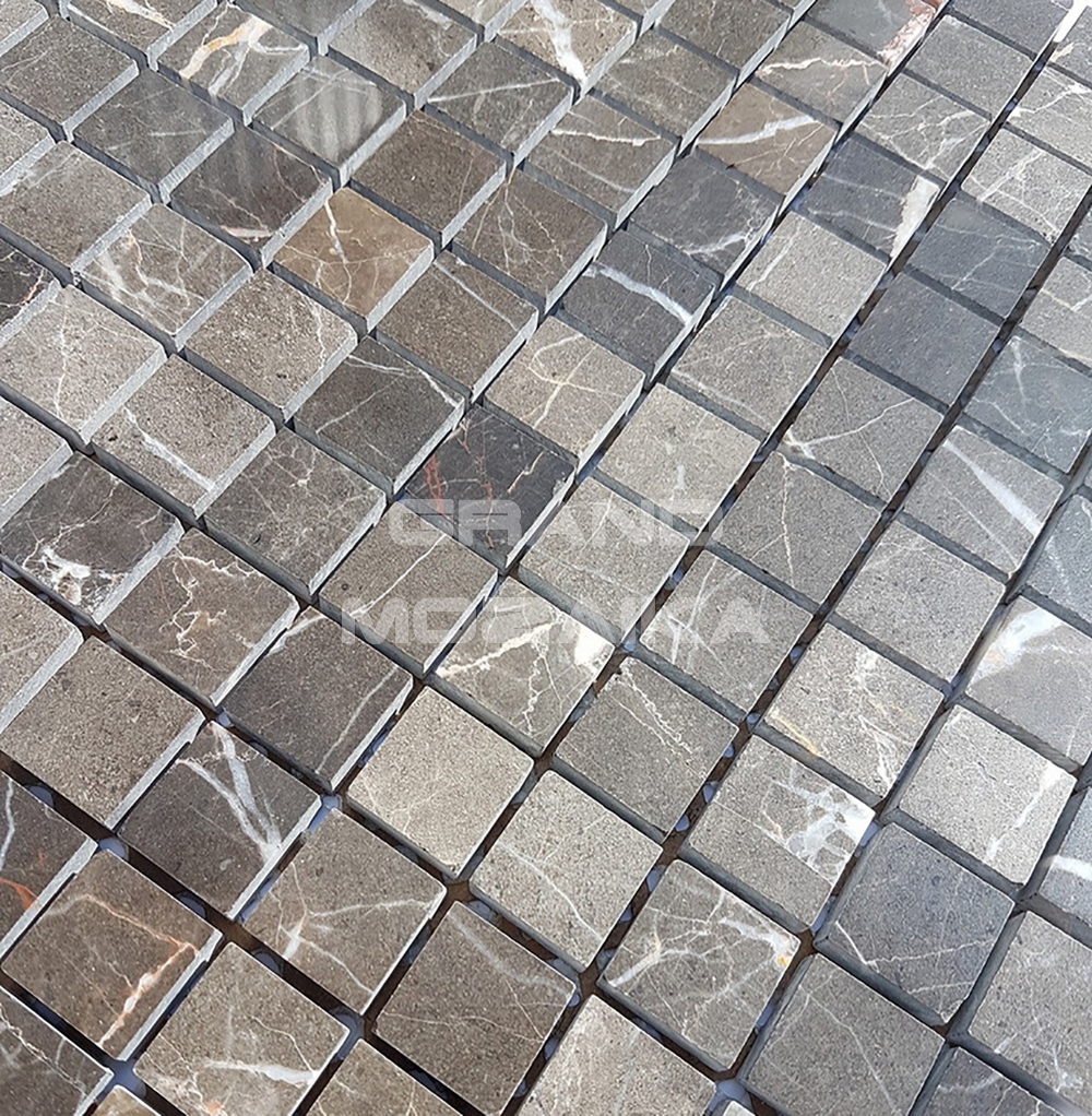 Мозаика АМ-3П (Choco Emperador Dark) 01.17 серия Marble