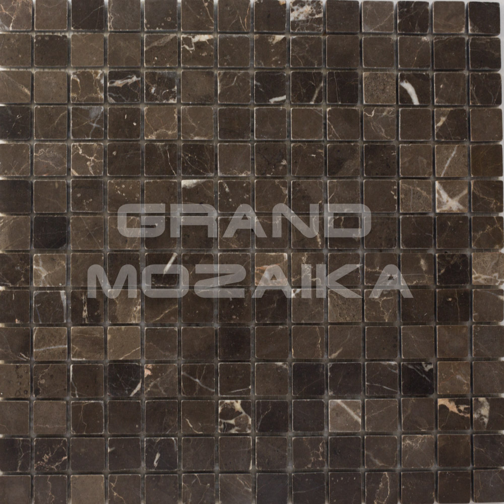 Мозаика АМ-3П (Choco Emperador Dark) серия Marble