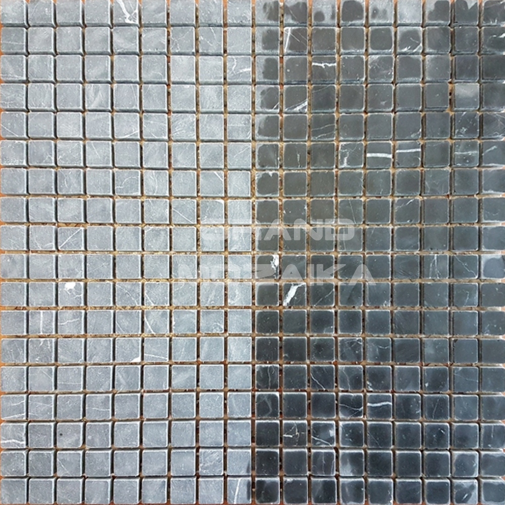 Мозаика АМ-8С (Nero Marquina) серия Marble
