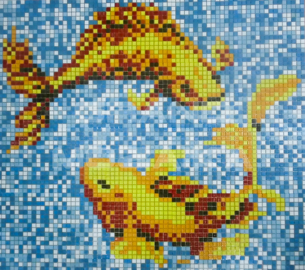 Панно Панно Две рыбки серия Панно Rose