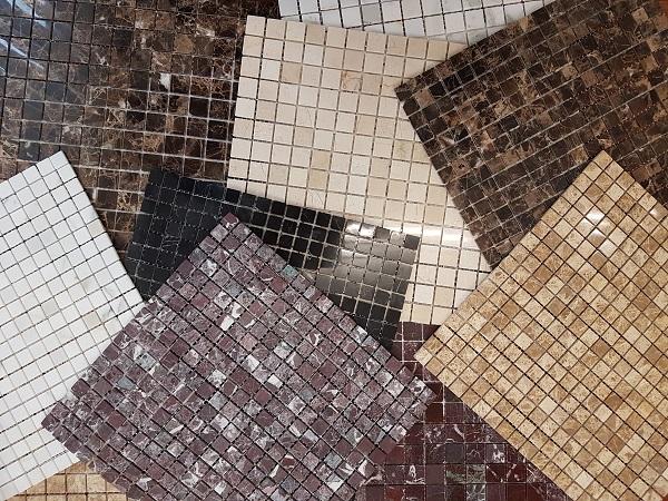 Мозаика АМ-4П (Emperador Light) тонкая серия Marble Slim