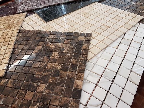 Мозаика АМ-4П (Emperador Light) тонкая серия Marble Slim