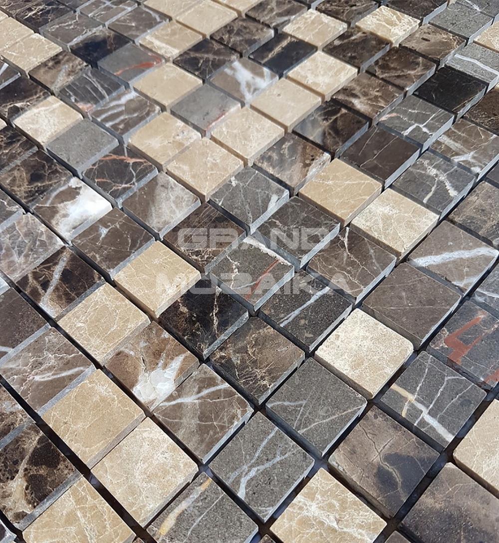 Мозаика MIX Dark 20 серия Marble