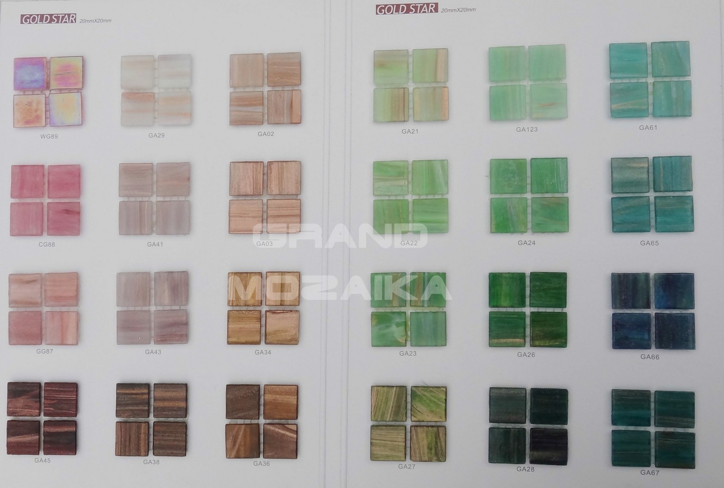 Мозаика GG18 серия Goldstar