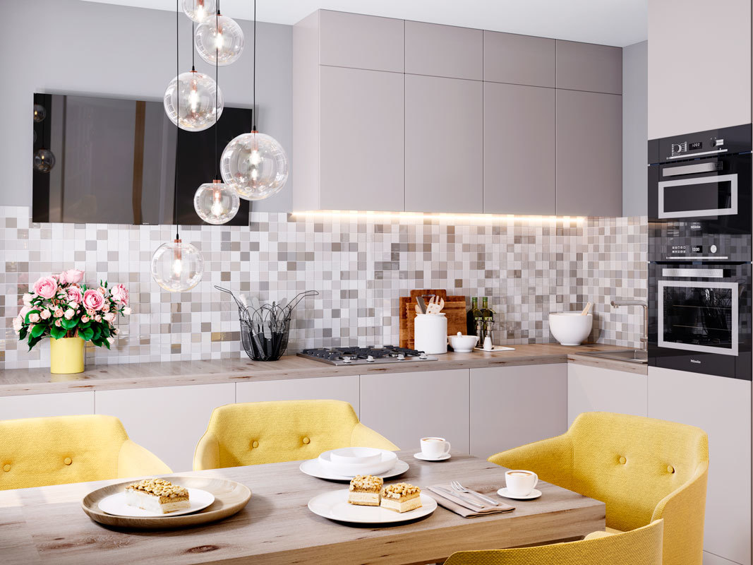 Мозаика Grey Mix Glossy 48x48 (WB35111) серия Homework