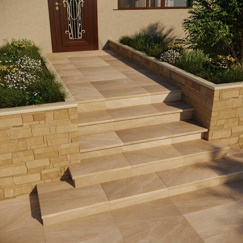 Ступени Adrenaline Beige 67,5х33х3,5 фронтальная серия Adrenaline