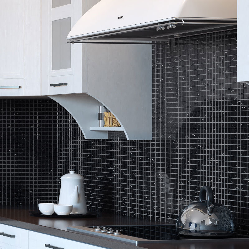 Мозаика Black Polished 20X20 серия Wild Stone