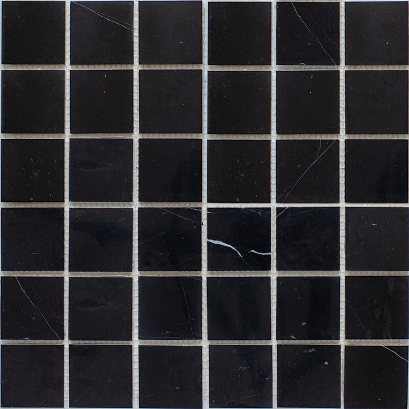 Мозаика Black Polished 48X48 серия Wild Stone