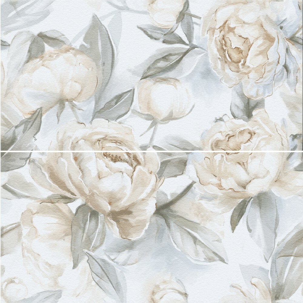 Плитка Elite Peonies Decor A+B 60x120 Matt (2 шт в компл) серия Decors S