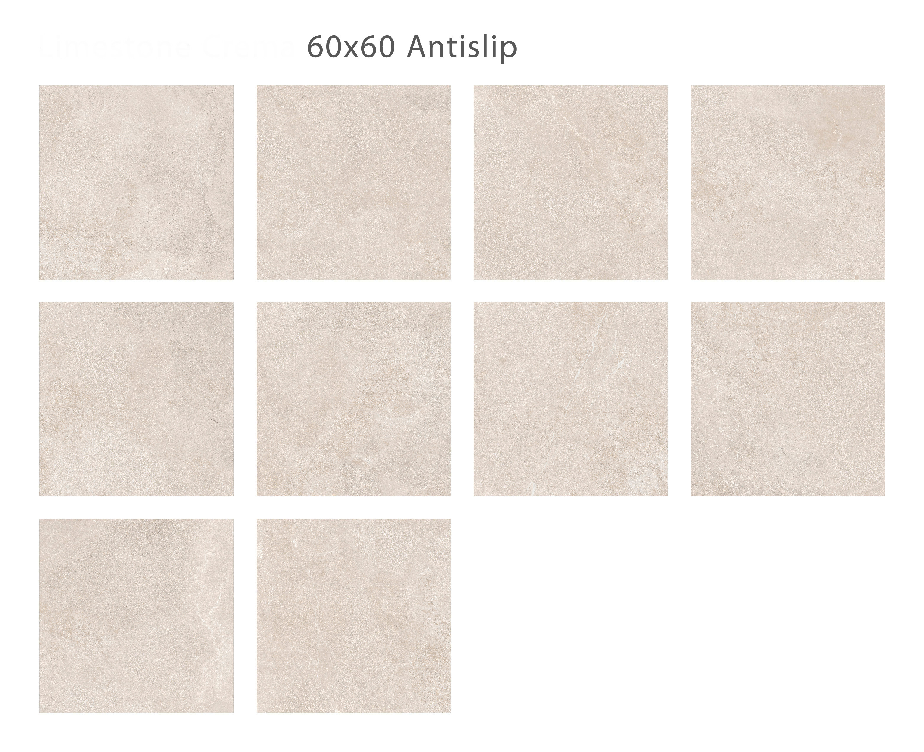 Плитка Limestone Crema 60x60 Antislip серия Antislip Staro