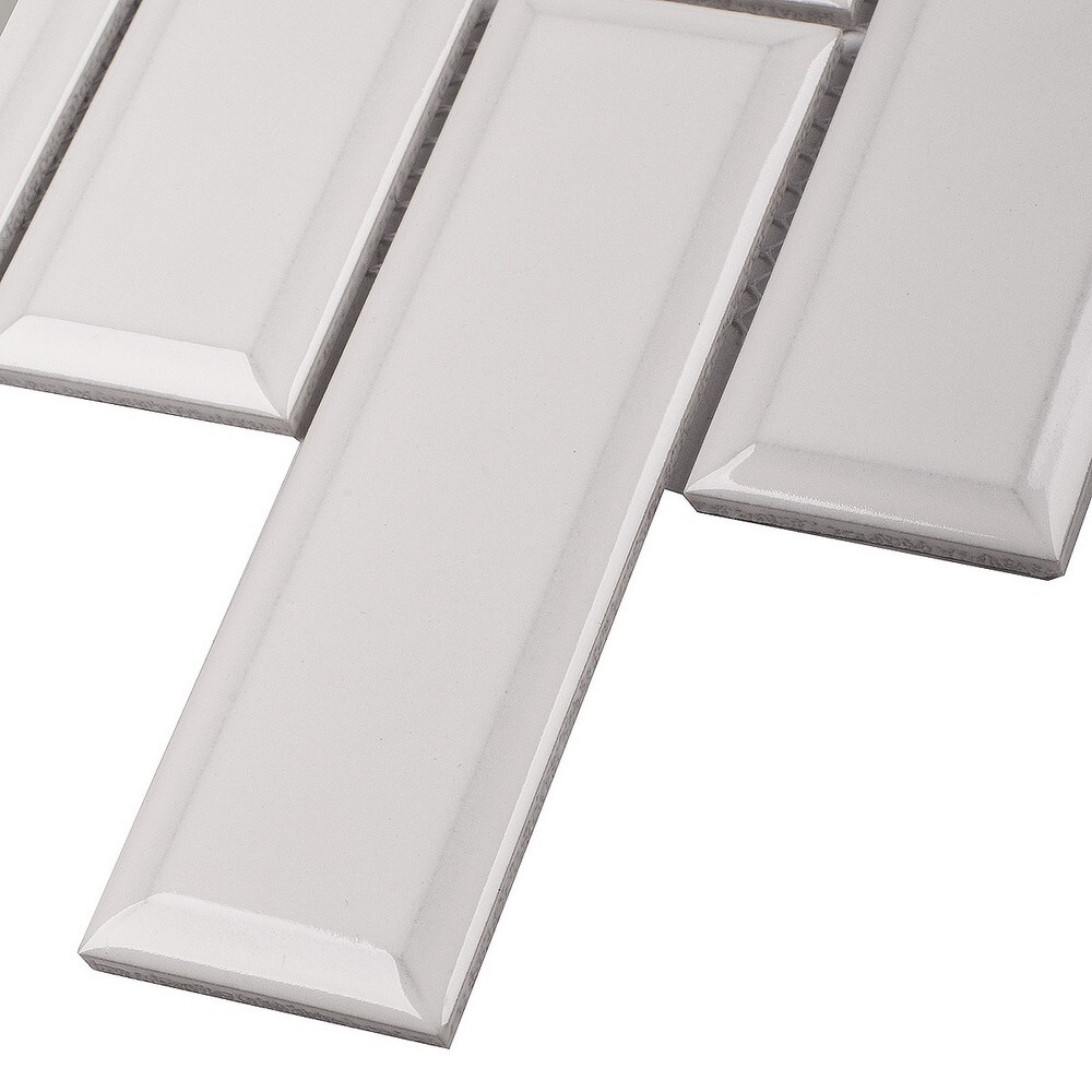 Мозаика Metro White Glossy 45х145 (KM82895) серия Homework