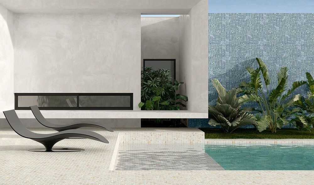 Мозаика 7100 Oasis Marfil серия Oasis Glass