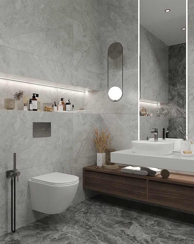 Плитка Omani Bianco 60x120 Polished серия Palacio