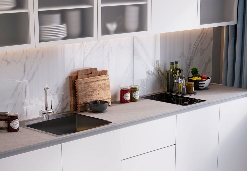 Плитка Remix Statuario 60x60 Polished серия Oasis