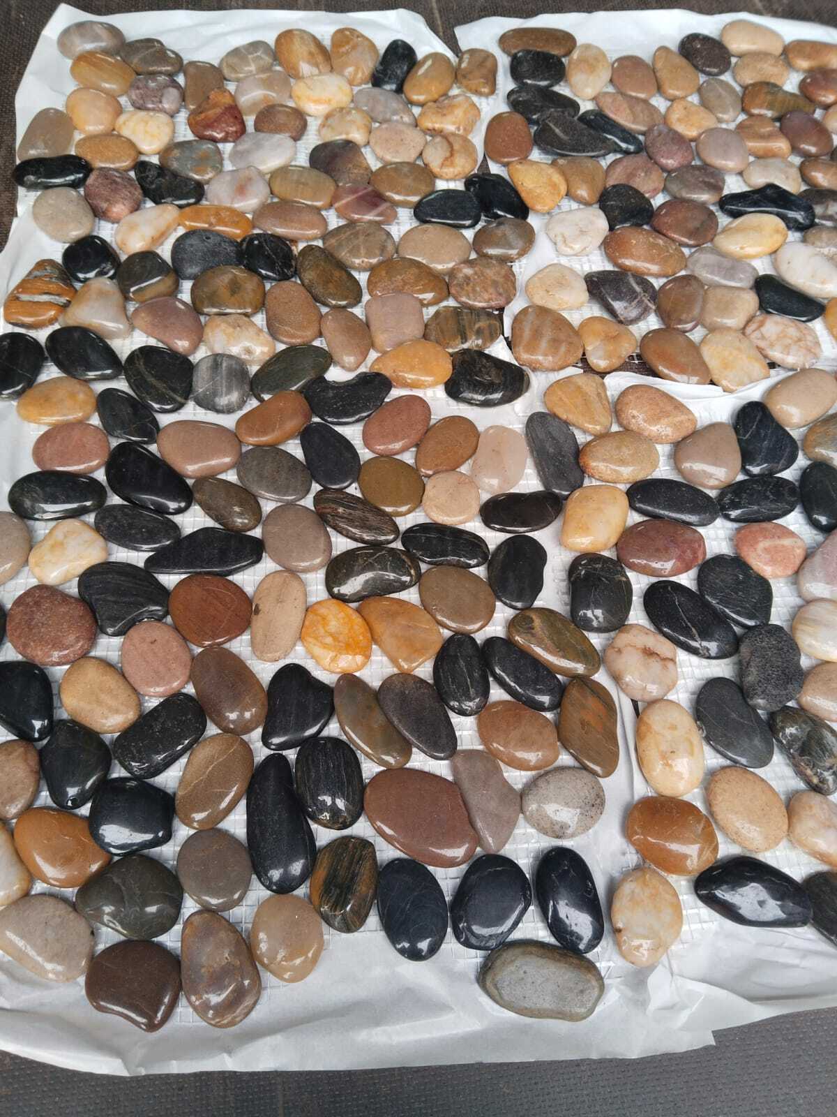 Мозаика 052353 MS00-5HP ГАЛЬКА ГЛАМУР-ГЛЯНЕЦ шлифованная серия Nature