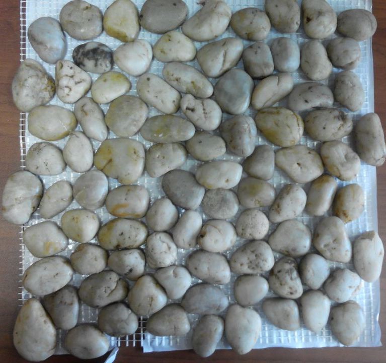 Мозаика 052348sv MS8001 ГАЛЬКА слоновая кость серия Nature