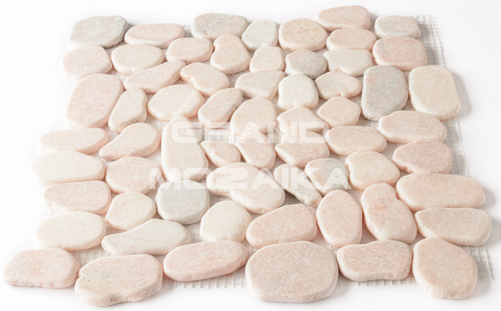 Мозаика 052370 MS7015 BC МРАМОР розовый круглый серия Nature