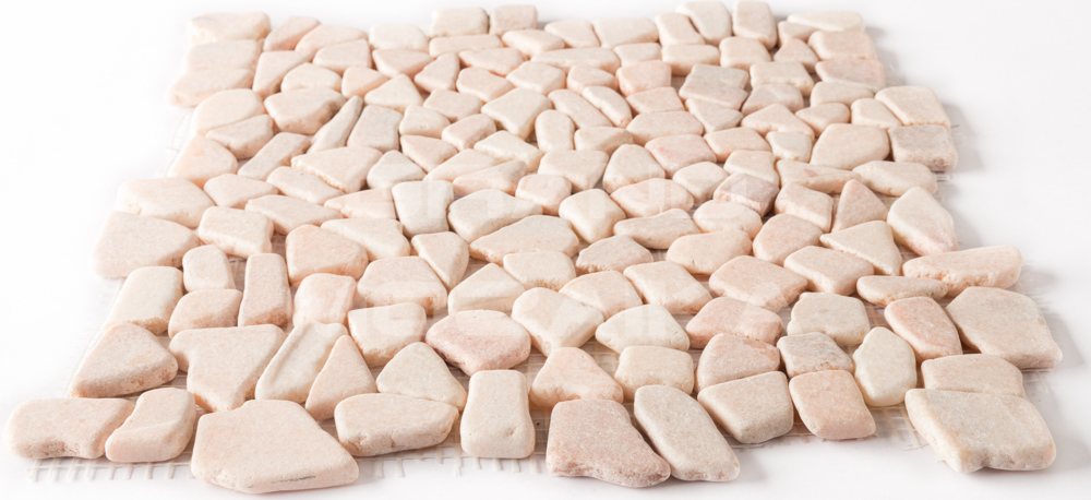 Мозаика 052363 MS7015S МРАМОР розовый квадратный серия Nature