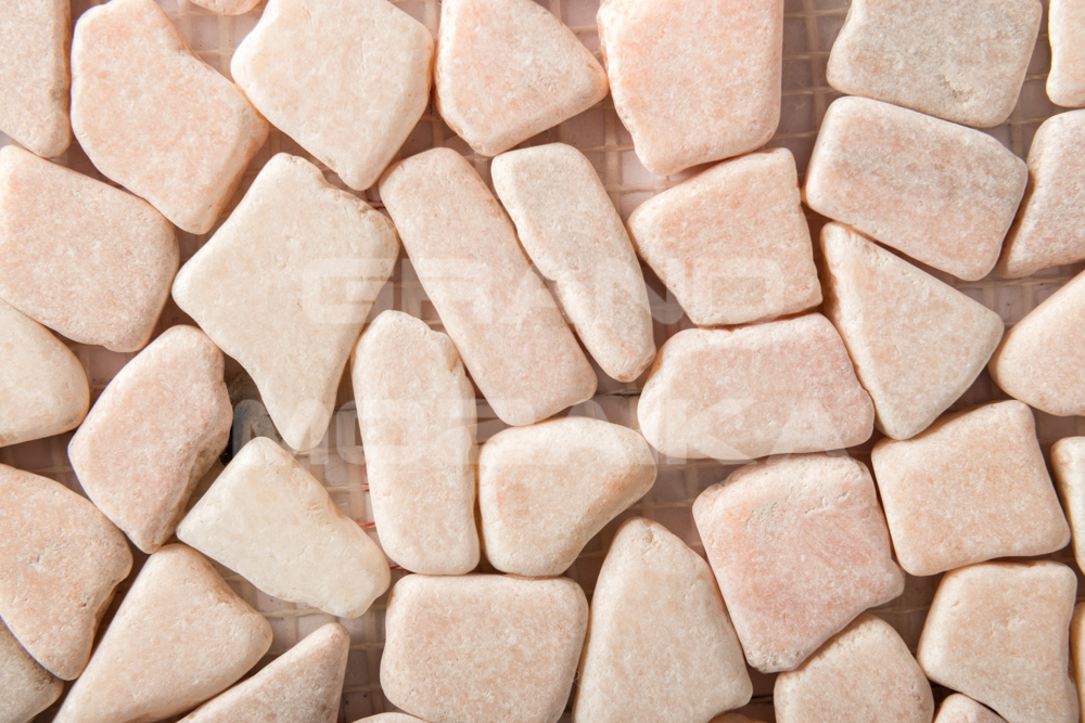 Мозаика 052363 MS7015S МРАМОР розовый квадратный серия Nature