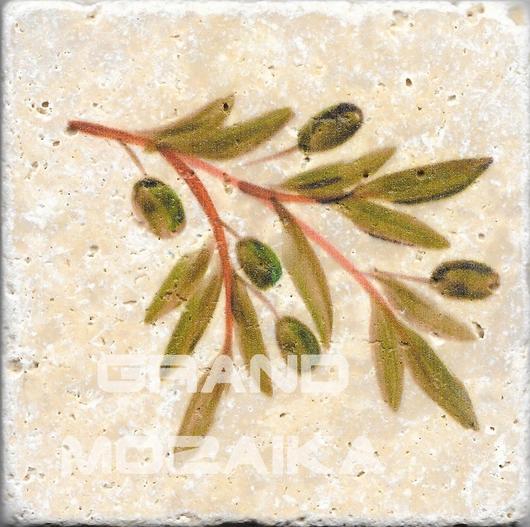 Плитка оливки 6 10*10 серия Provance Rustic
