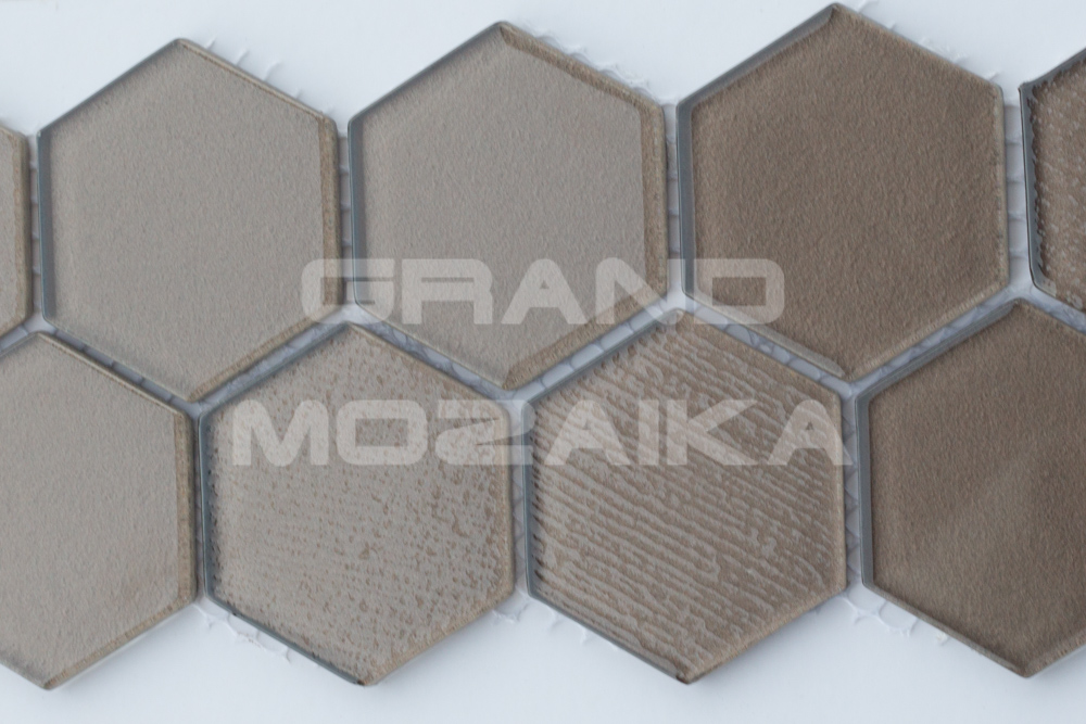 Мозаика Omega Brown серия Orro Glass
