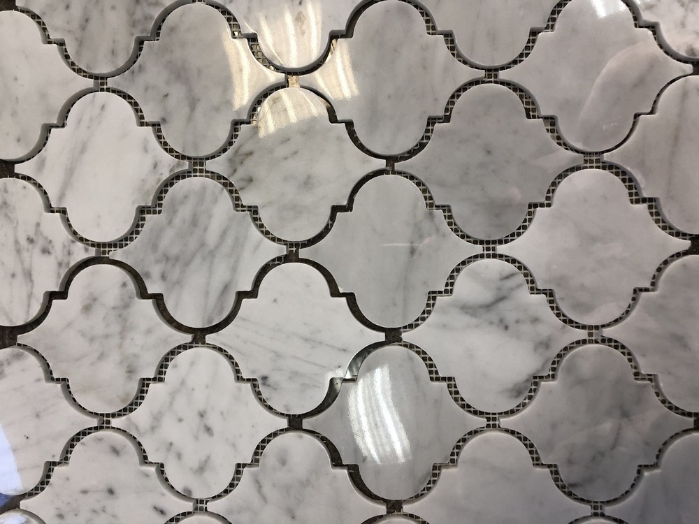 Мозаика Rovena Bianco серия Orro Stone