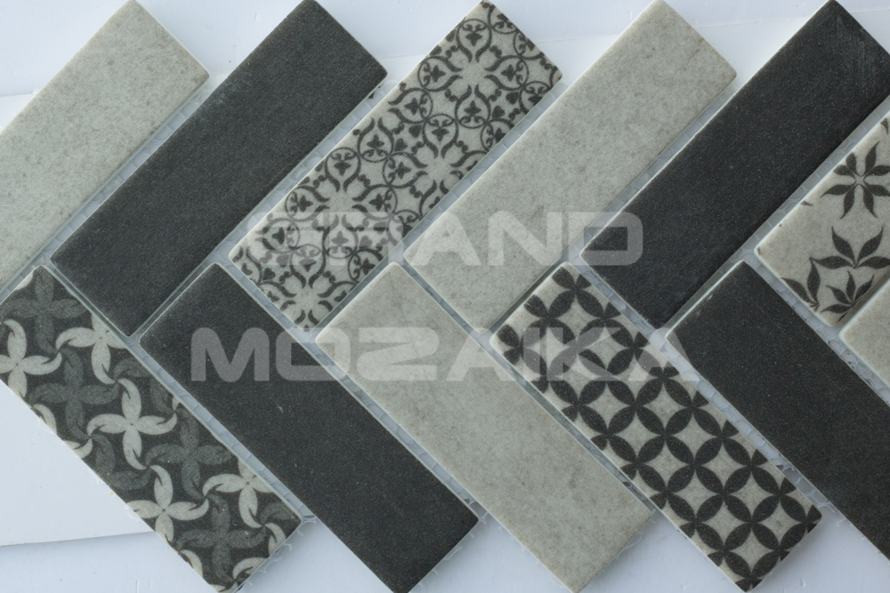 Мозаика Tweed Gray серия Orro Glass