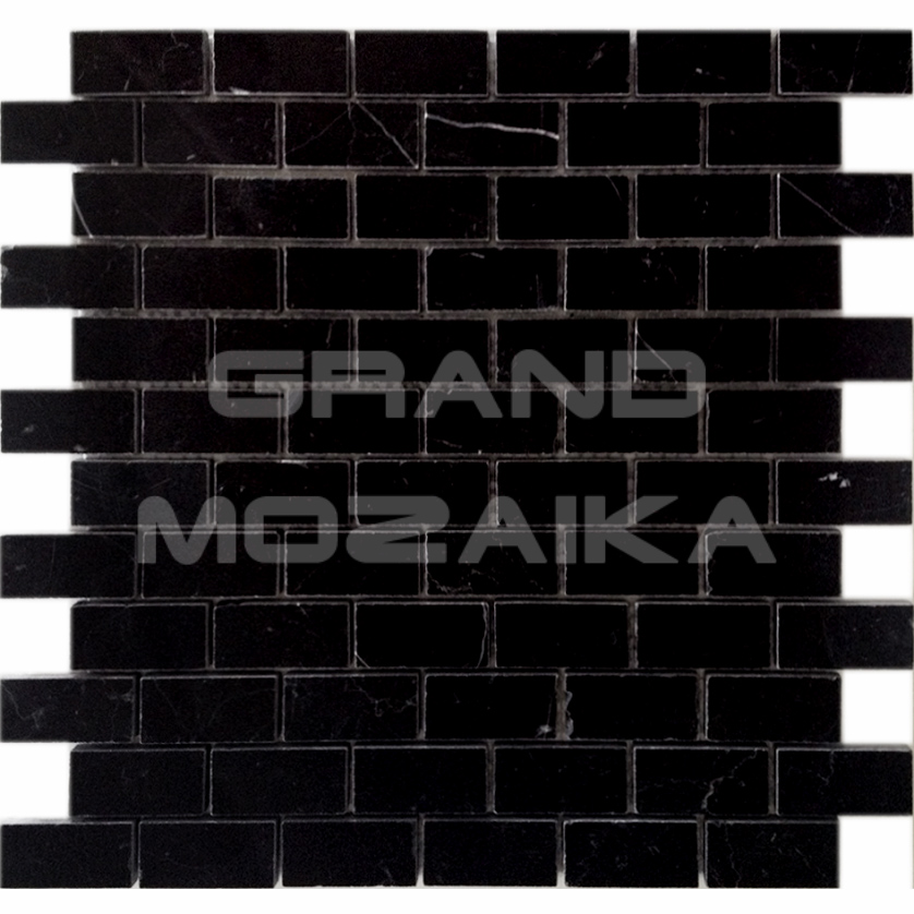 Мозаика Nero oriente POL 23x48x7 серия Pietrine