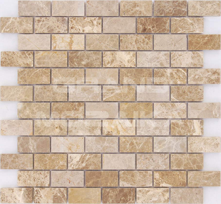 Мозаика Emperador Light POL 23x48x7 серия Pietrine