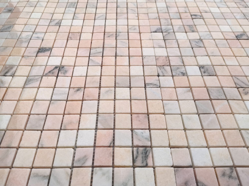 Мозаика Rosa Salmone POL 23x23x7 серия Pietrine