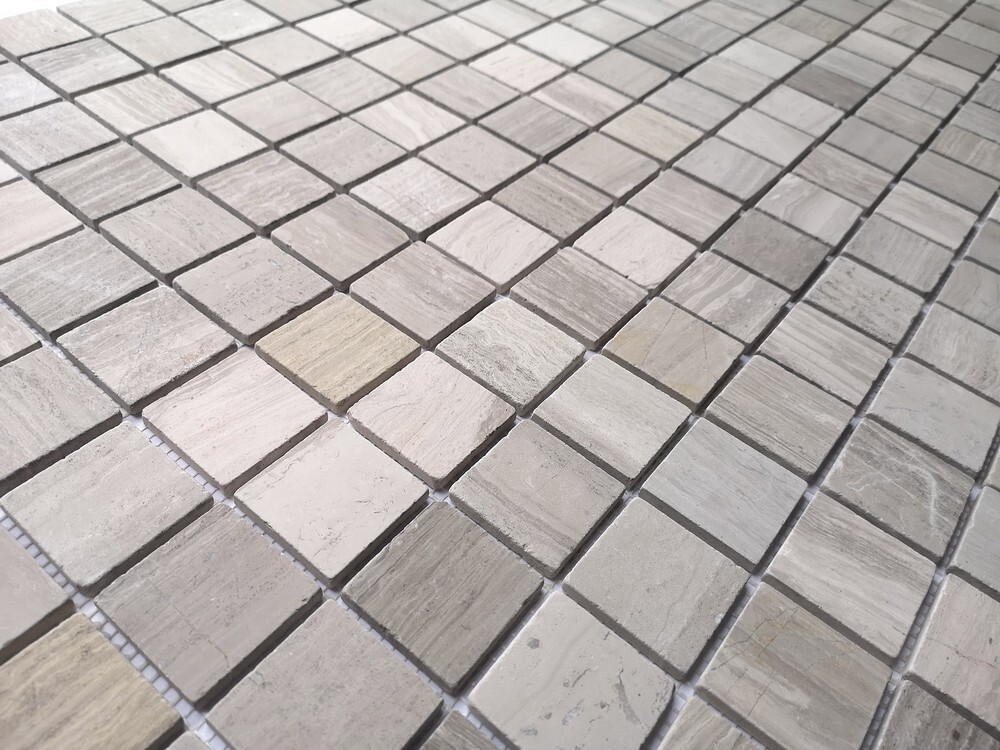 Мозаика Travertino Silver MAT 48x48x7 серия Pietrine