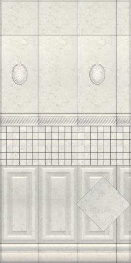 Мозаика MM11092 Декор светлый мозаичный серия Белгравия