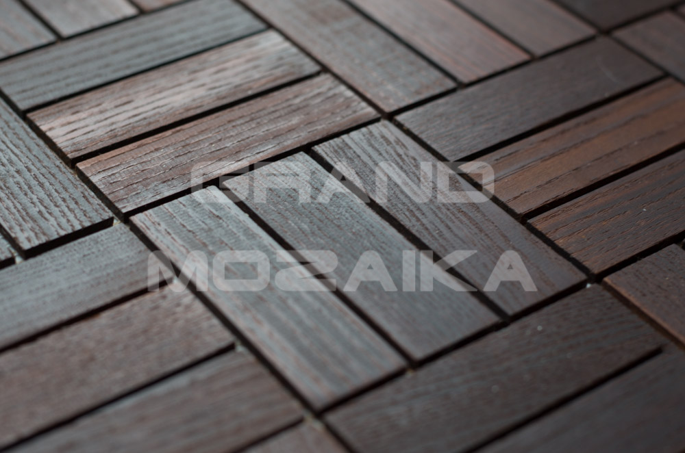 Мозаика Паркет термоясень серия Tarsi 2D