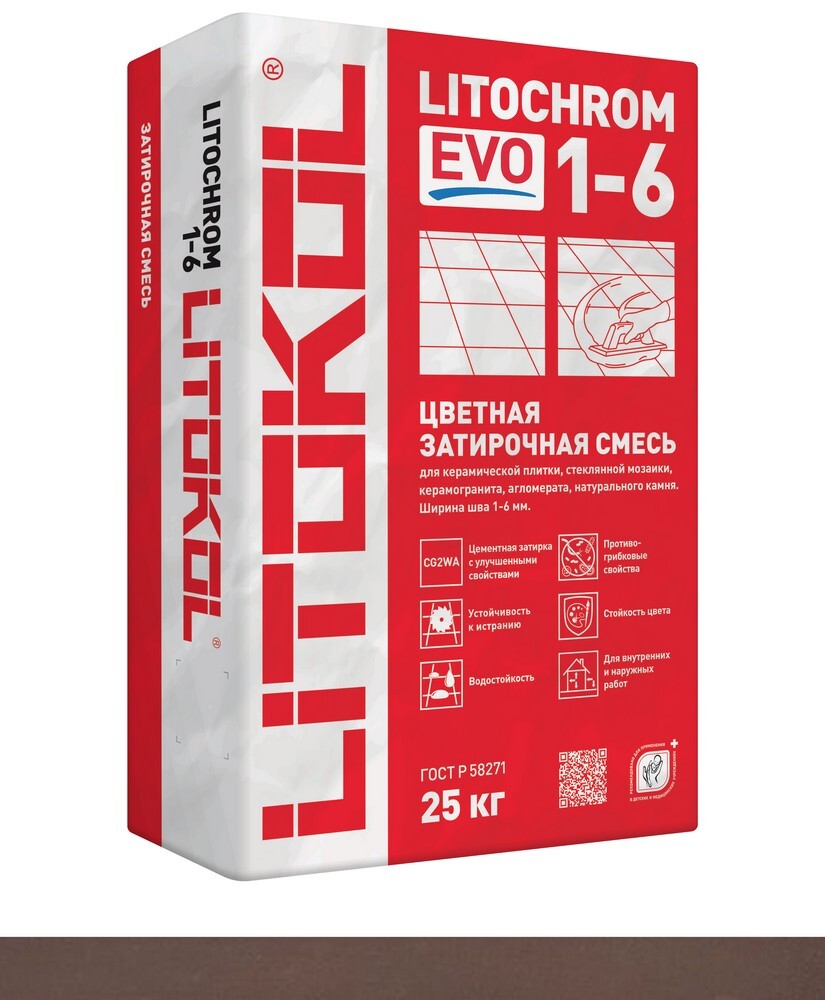 Затирка LITOCHROM 1-6 EVO LE.240 25 серия LITOCHROM 1-6 EVO