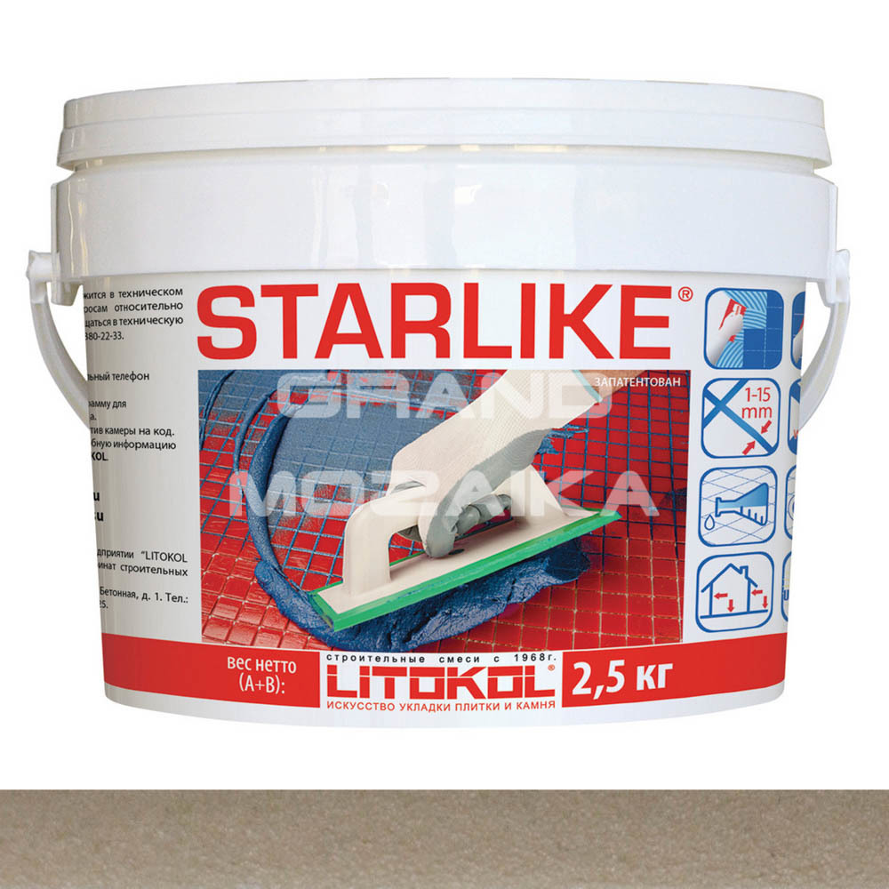 Затирка LITOCHROM S C.290 2.5 серия Starlike