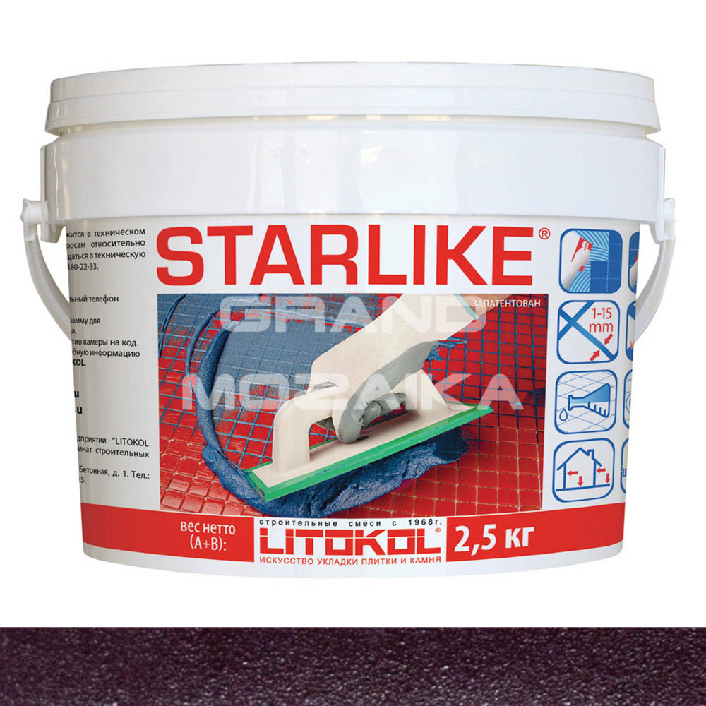 Затирка LITOCHROM S C.360 2.5 серия Starlike