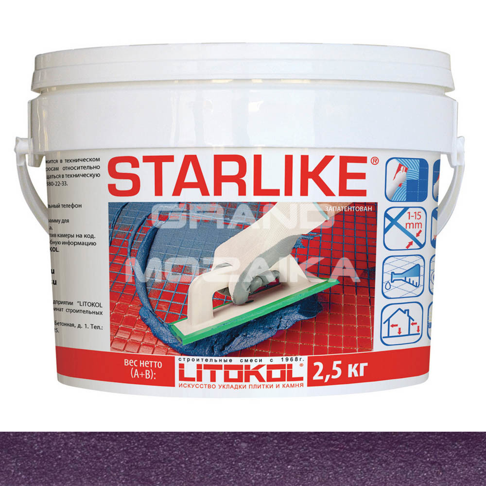 Затирка LITOCHROM S C.370 2.5 серия Starlike