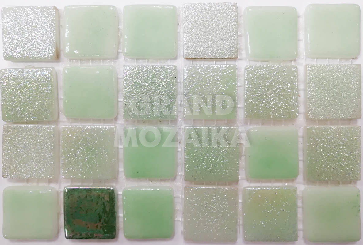 Мозаика Light Green серия Glass Mosaic