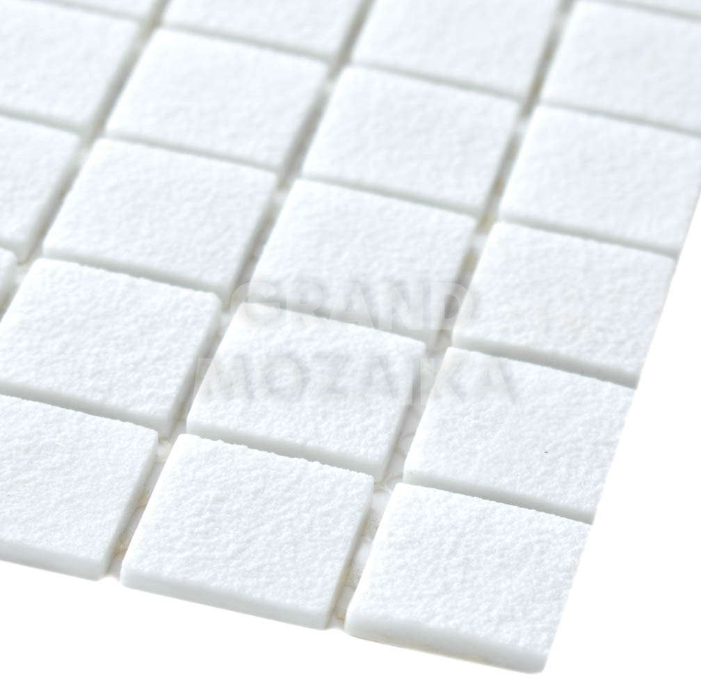 Мозаика Concrete White серия Glass Mosaic