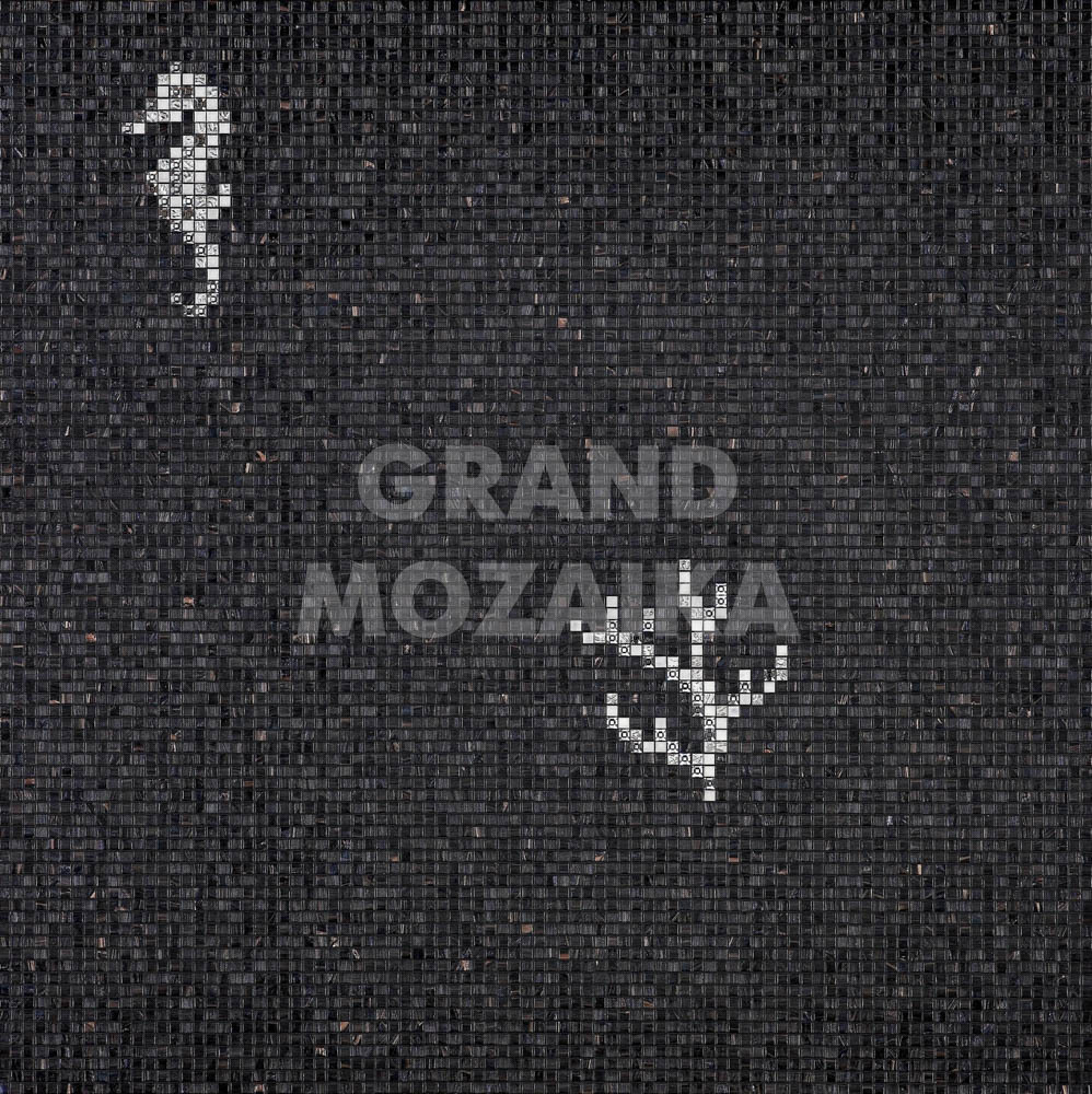 Панно Corals & Seahorses Black серия Decorations