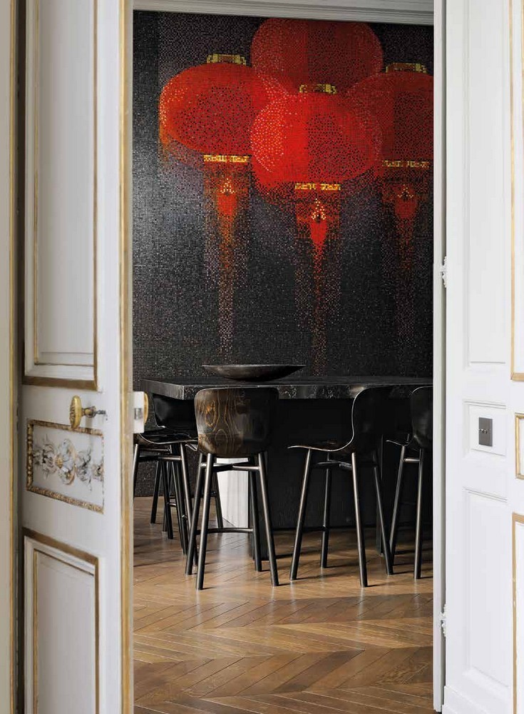 Панно Lanterns Black C серия Decorations