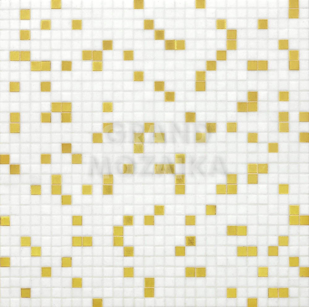 Мозаика Prince white серия Gold Blends