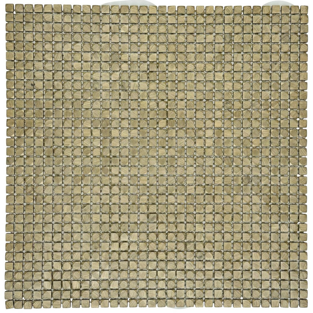 Мозаика ALUMINUM CUBIC GOLD серия Mosaic Aluminium
