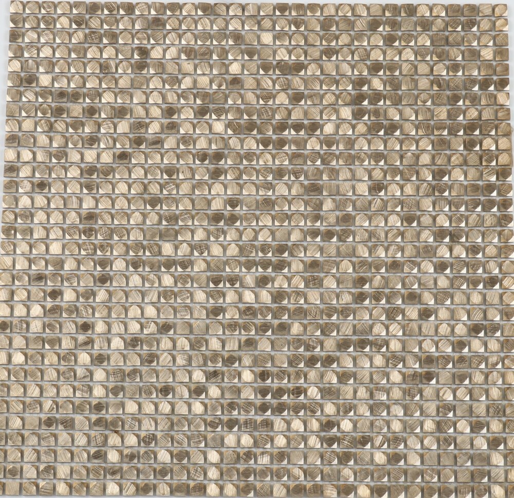 Мозаика ALUMINUM CUBIC GOLD серия Mosaic Aluminium