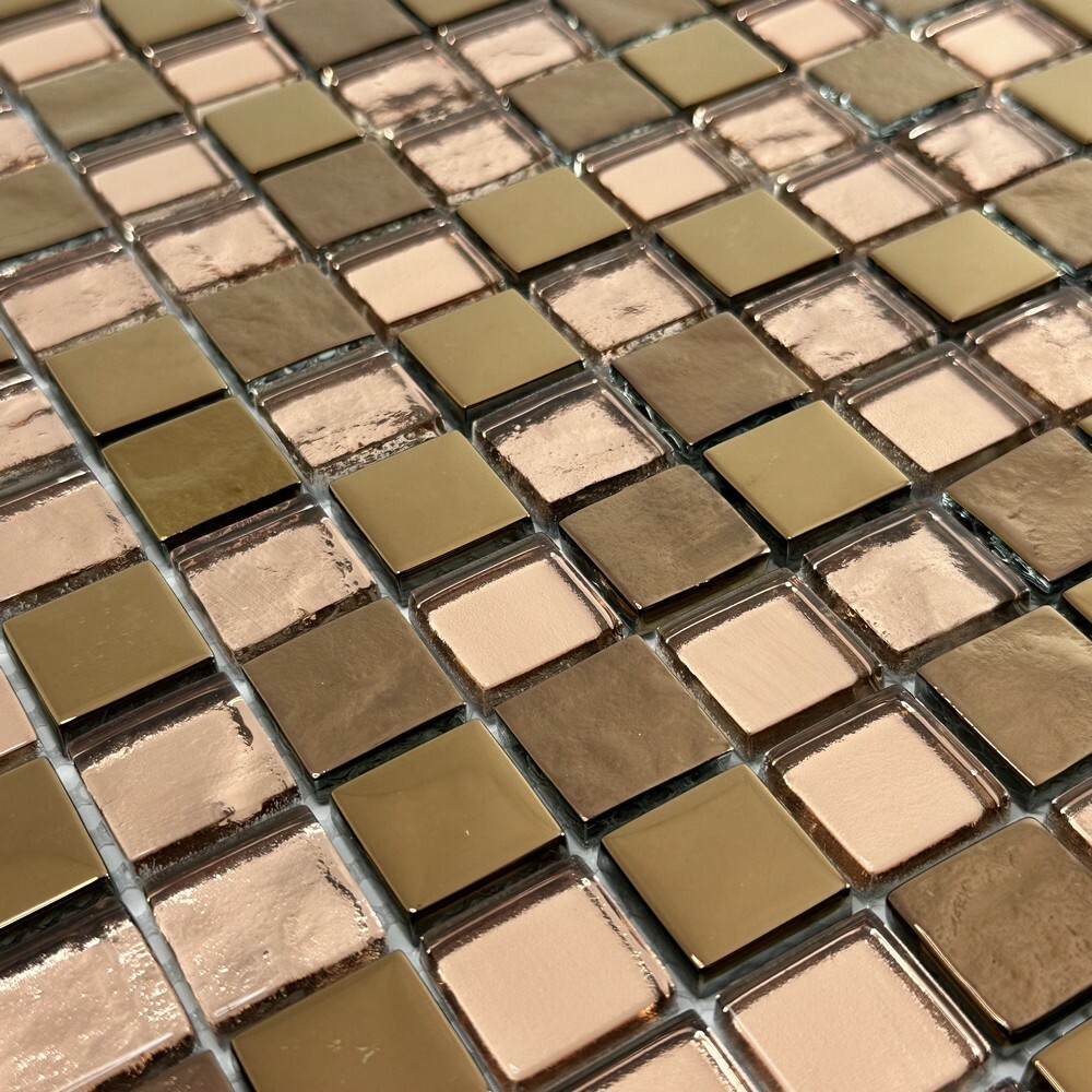 Мозаика CRYSTAL MIX ROSE серия Glass-M