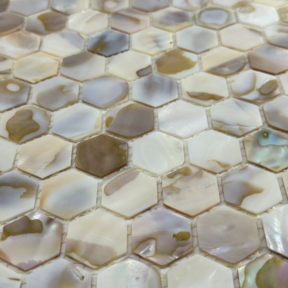 Мозаика HEXAGON PAINTED SHELL серия Shell-M