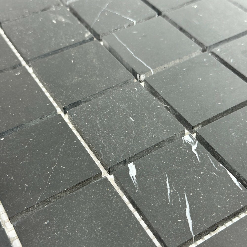 Мозаика NERO MARQUINA POL 48x48 серия Marble Stone