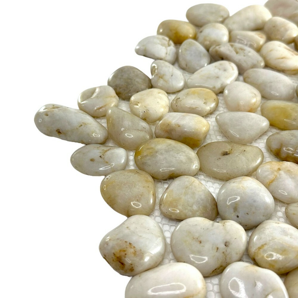 Мозаика PEBBLES WHITE STONE POL серия Pebbles